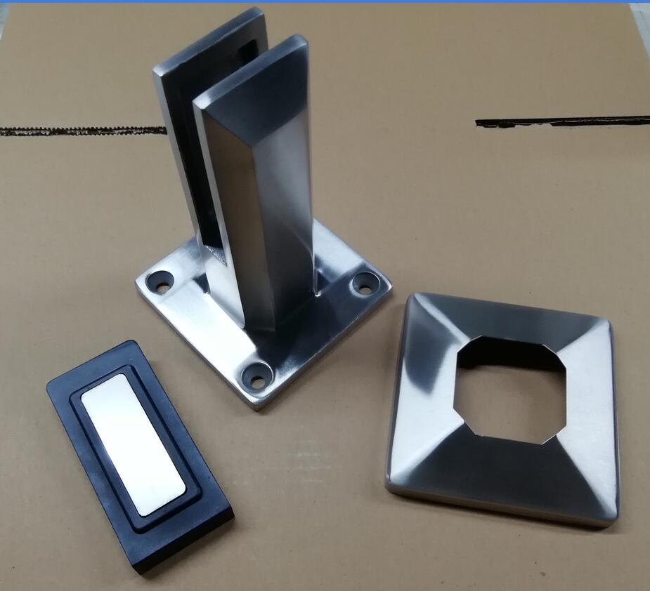 Spigots for glass pool fencing