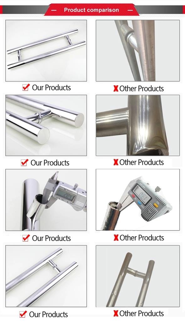 Glass door fitting Stainless Steel door handle Glass Door Handle 